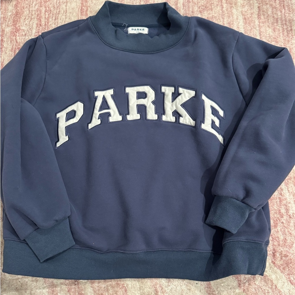 Parke Sapphire Blue Mockneck